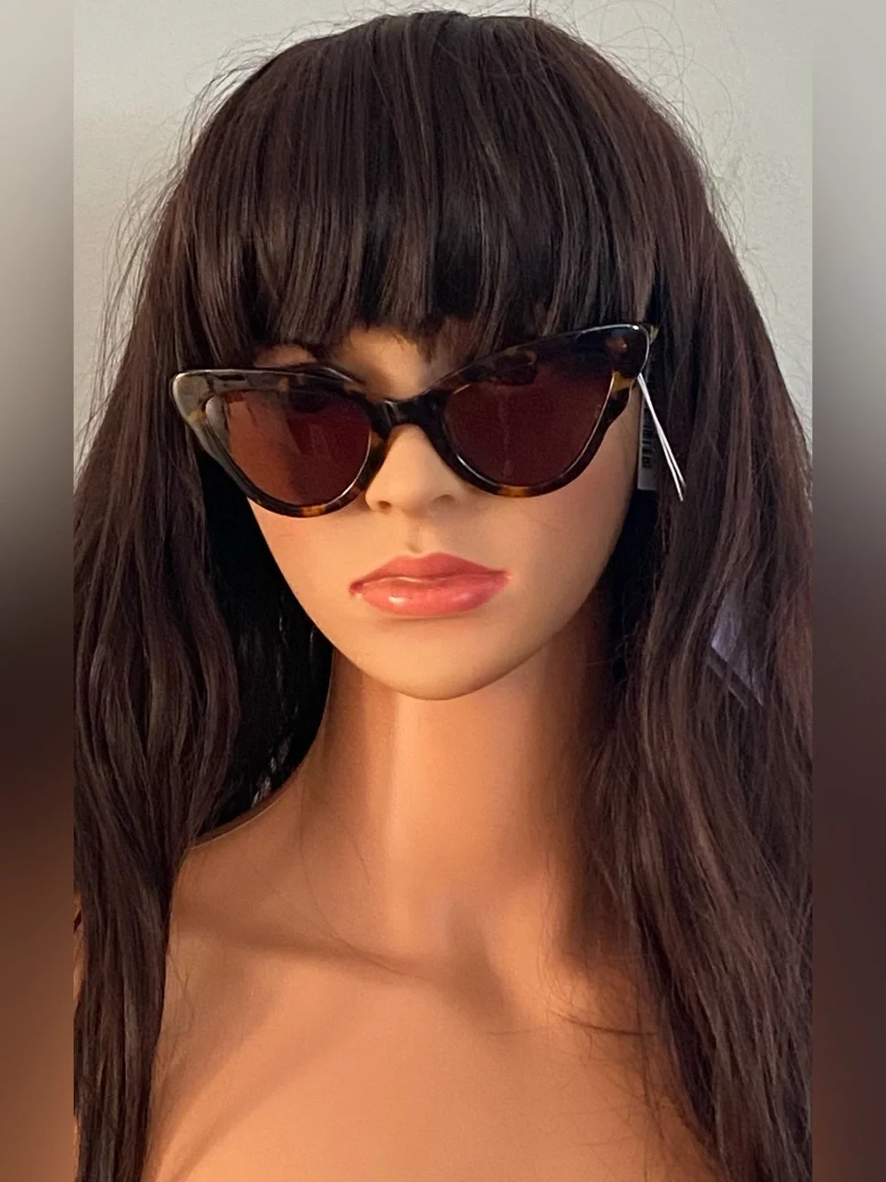 FLORENCE BY MILLS CHIC TORTOISE CAT EYE FRAMED SUNGLASSES